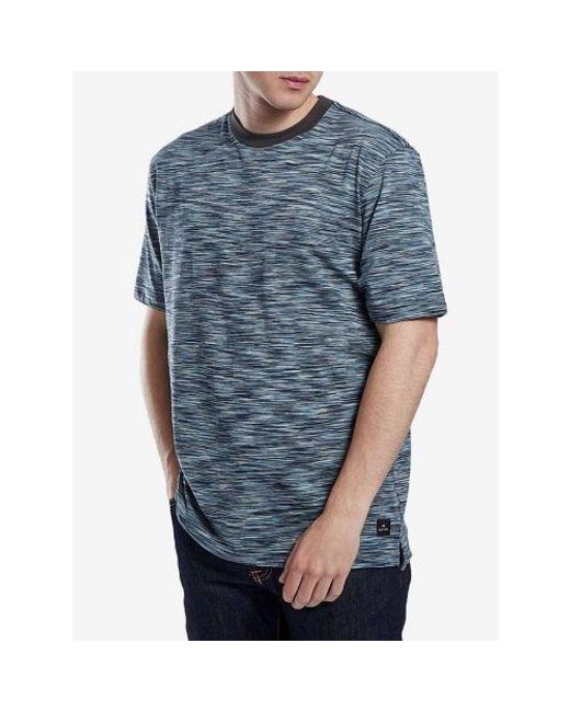 Paul Smith Blue Dark Taupe Space Dye T-Shirt for men