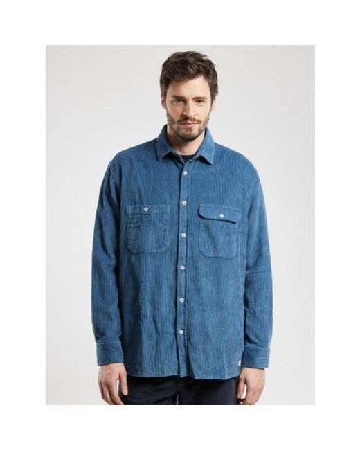 Armor Lux Winterblue Corduroy Overshirt for men