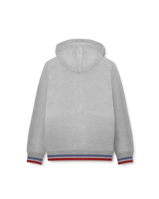 Lambretta Gray Dark Full Zip Hoodie for men