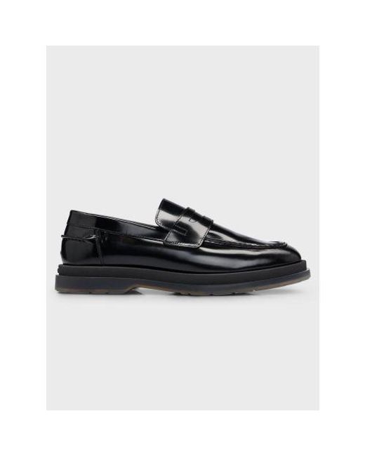 HUGO Black Chaol Moccasin for men