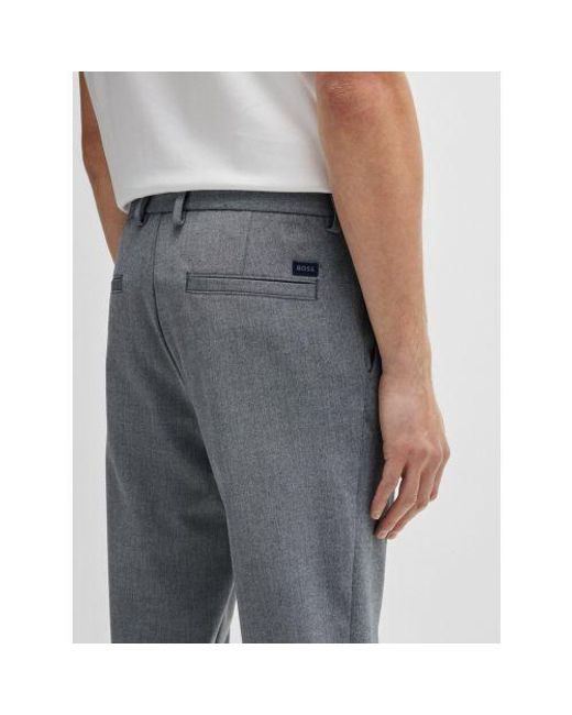 Boss Blue Dark H Kane Straight Pant for men