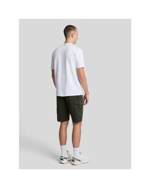 Lyle & Scott Green Cargo Short for men