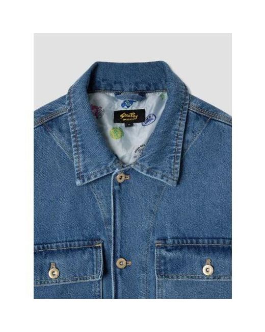 Stan Ray Blue Single Stone Trucker Jacket for men