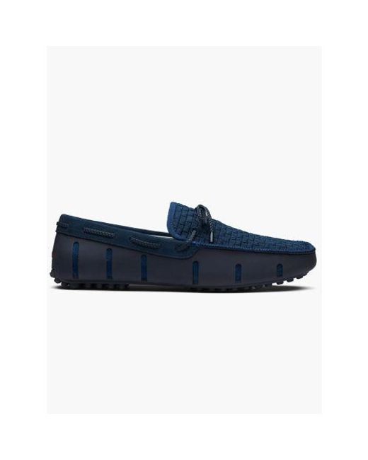 Swims Blue The Woven Driver for men