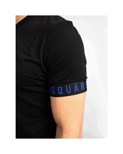 DSquared² Black Brilliant Technicolor T-Shirt for men