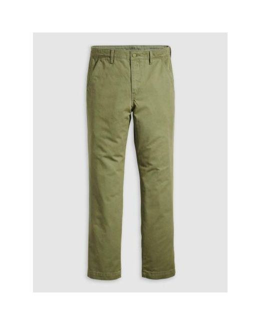 Levi's Green Four Leaf Clover Soft Authentic Chino for men