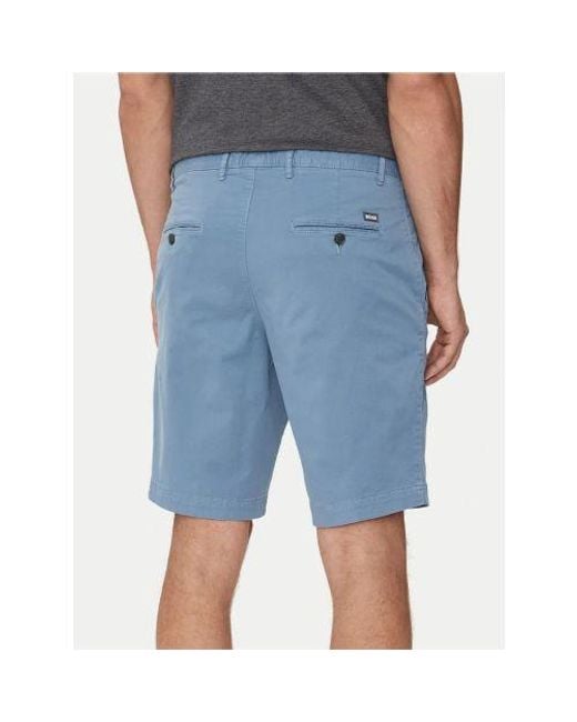Boss Blue Light Pastel Slim Fit Slice Short for men