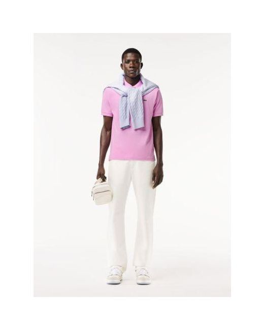 Lacoste Pink Gelato L1212 Polo Shirt for men