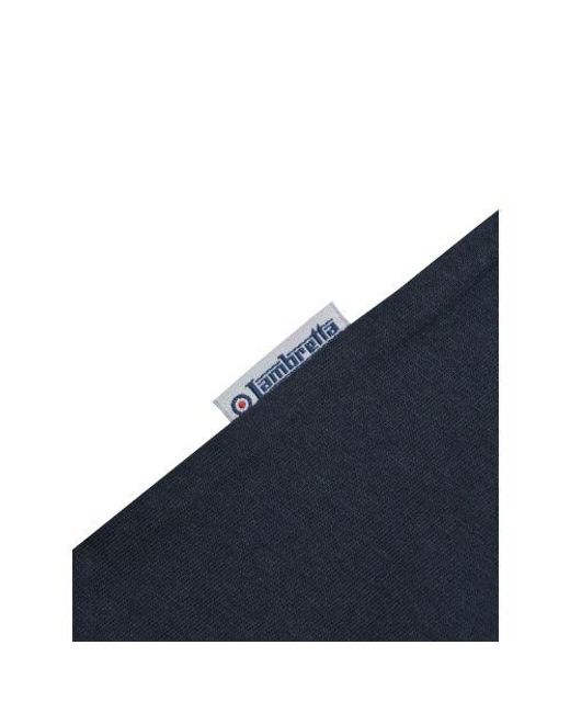 Lambretta Blue Heritage Target T-Shirt for men