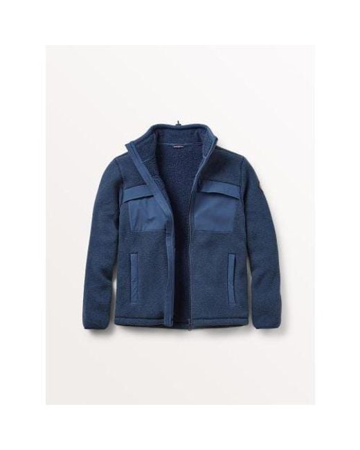 Henri Lloyd Blue Portland Fleece Jacket for men