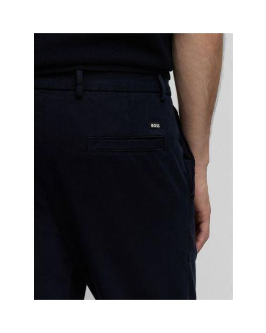 Boss Blue Dark Kane-L Straight Pant for men