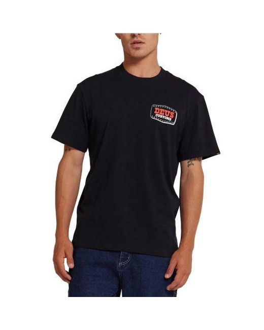 Deus Ex Machina Black Buckle Up T-Shirt for men