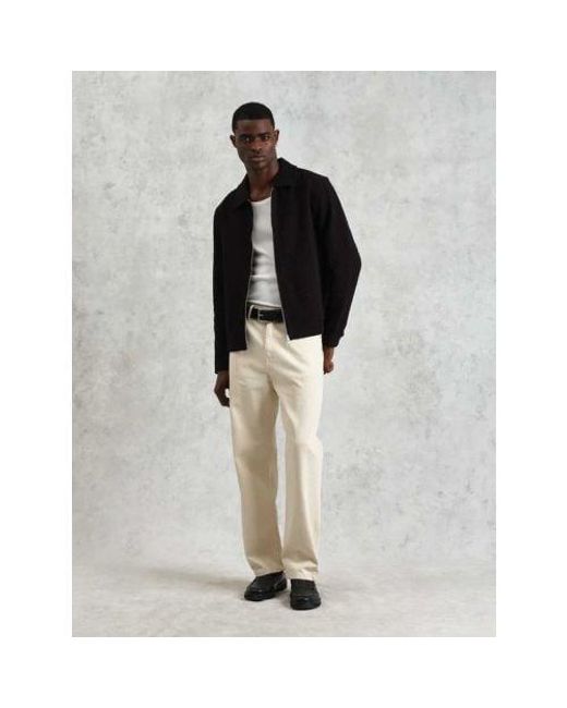 Wax London Black Diamond Floral Weave Eldon Jacket for men