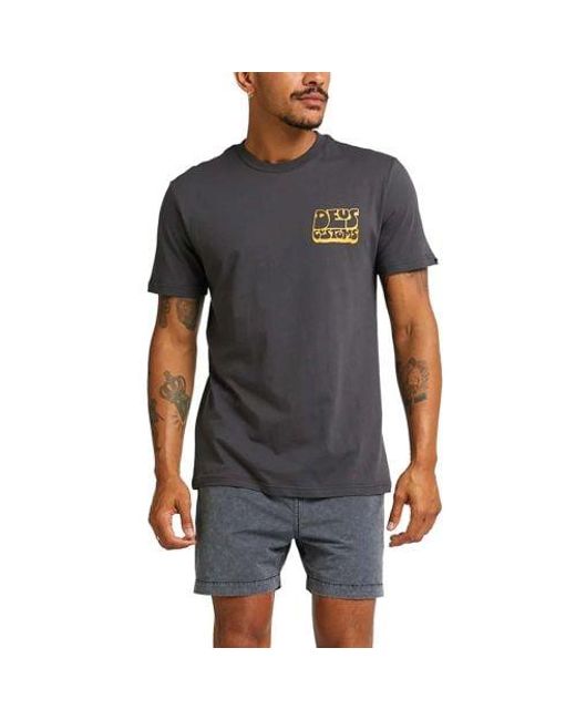 Deus Ex Machina Gray Anthracite Duke T-Shirt for men