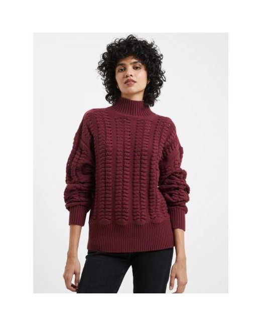 French Connection Red Truffle Jolee Jumper