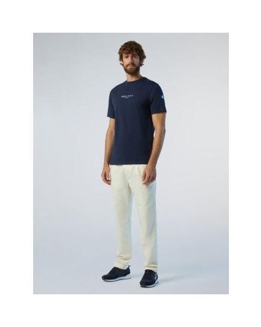 North Sails Blue Comfort Fit T-Shirt for men