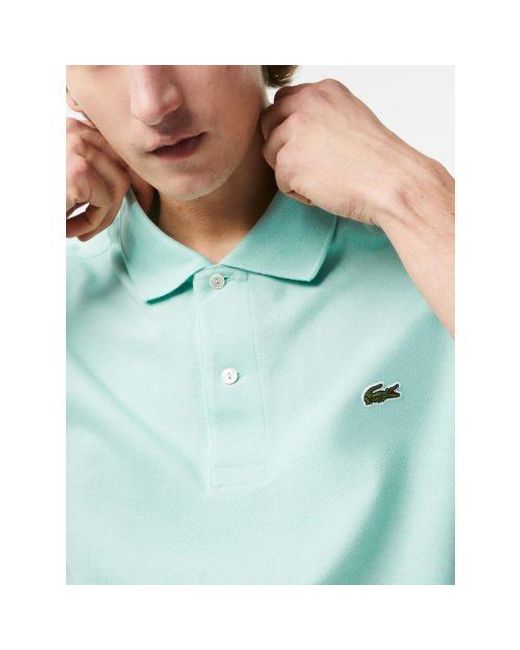 Lacoste Blue Pastille Mint L1212 Polo Shirt for men