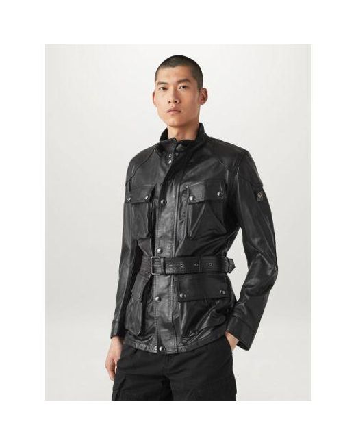 Belstaff Black Trialmaster Panther Jacket for men