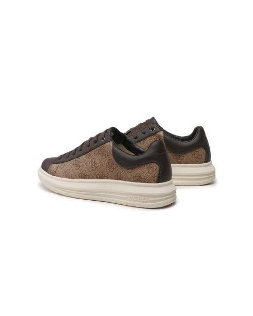 Guess Brown Vibo Carryover Trainer for men