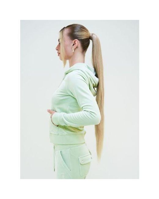 Juicy Couture Green Bok Choy Zip Through Hoodie