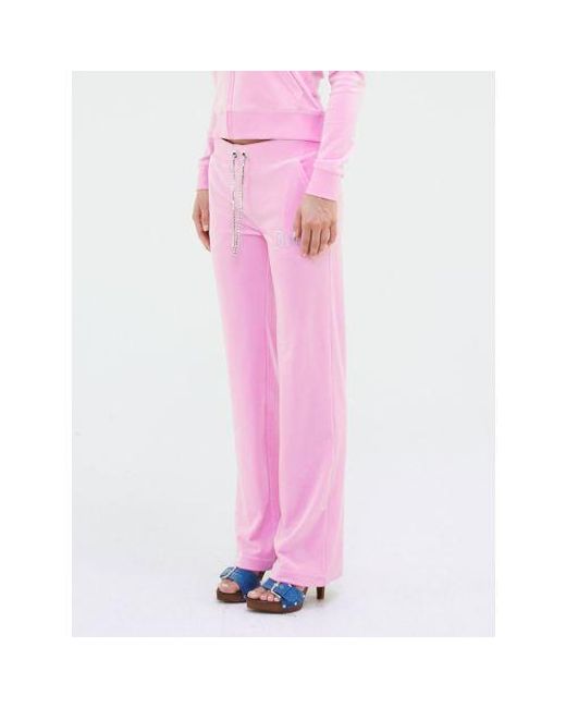 Juicy Couture Pink Begonia Classic Velour Track Pant