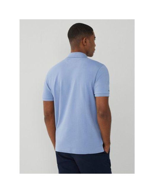 Hackett Blue Heritage Number Polo Shirt for men