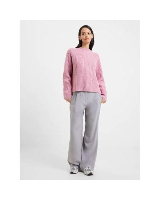 French Connection Pink Fox Glove Jika Jumper