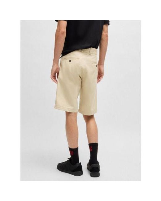HUGO Natural Open Darik241 Regular Slim Leg Short for men