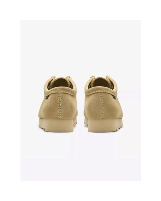 Clarks Brown Maple Wallabee Gtx Shoe for men