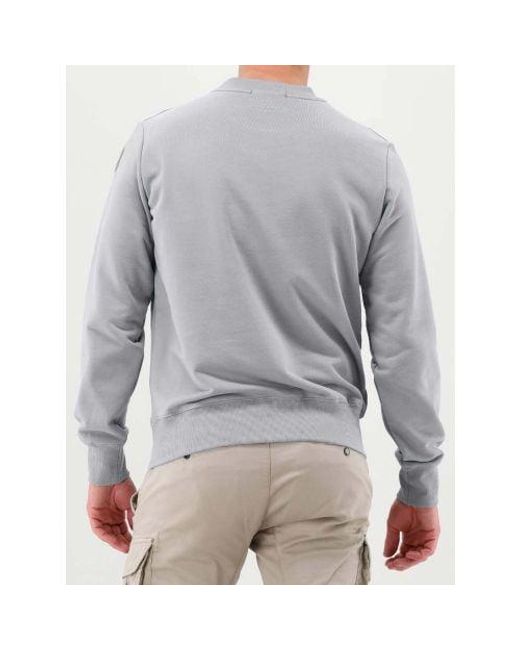 Parajumpers Gray Metal K2 Sweatshirt for men