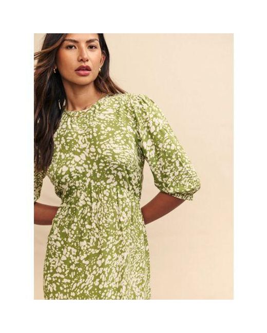 Nobody's Child Green Rachael Midi Dress