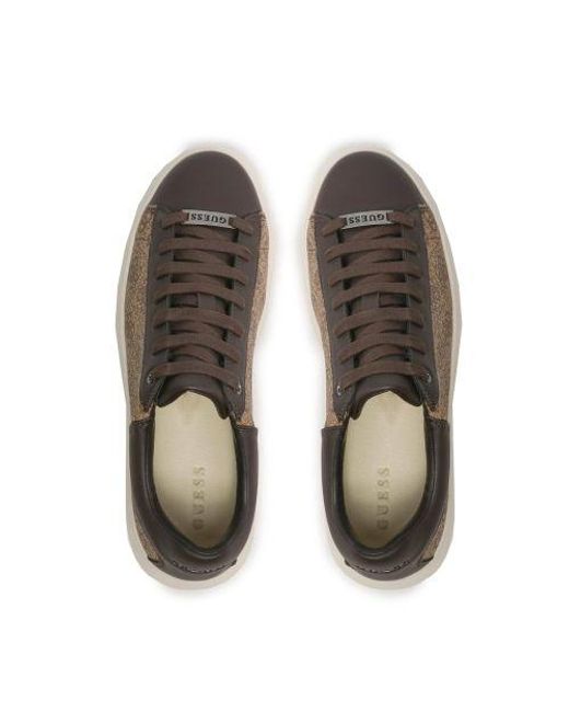 Guess Brown Vibo Carryover Trainer for men
