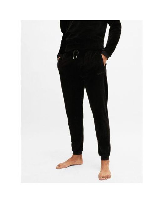 Boss Black Velour Jogger for men