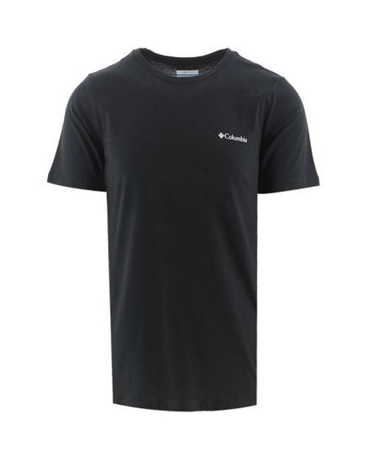 Columbia Black Campsite Rapid Ridge Back Graphic T-Shirt for men