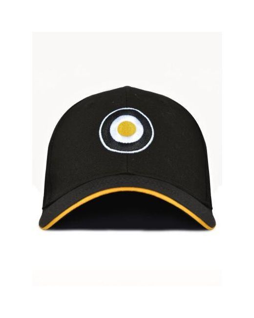 Lambretta Black Target Cap for men