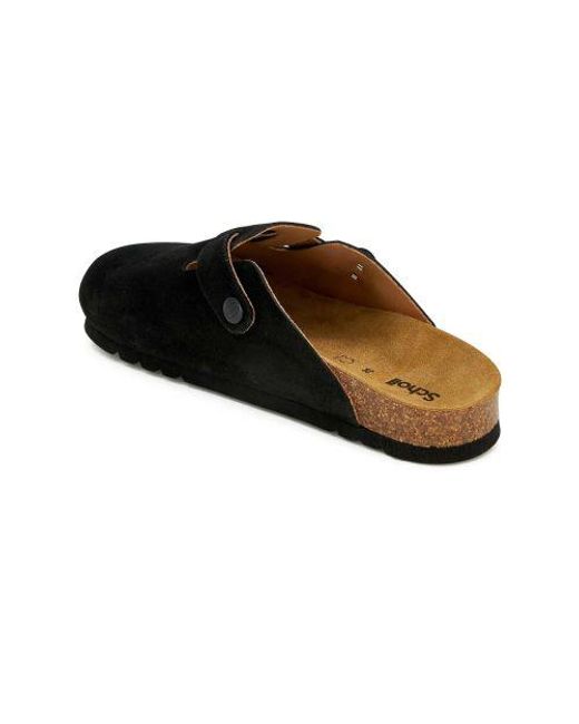 Scholl Black Fae New Mule