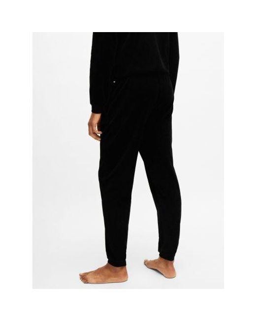Boss Black Velour Jogger for men