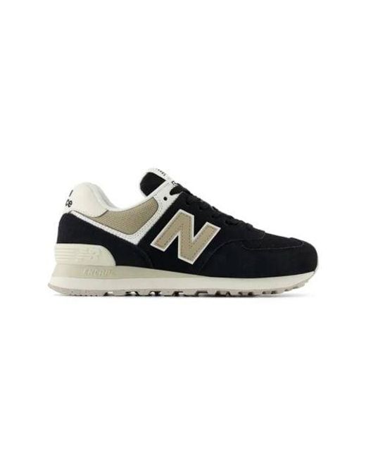 New Balance Black 574 Trainer