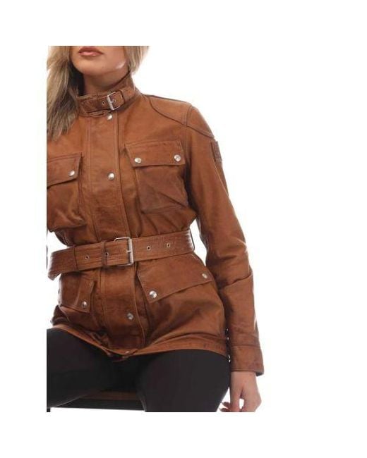 Belstaff Brown Cork Legacy Trialmaster Panther Jacket