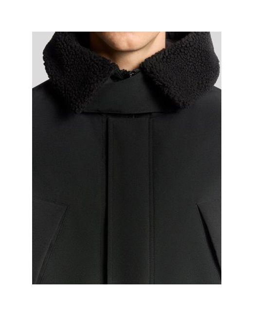 Lyle & Scott Black Jet Cold Weather Parka for men