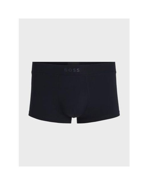 Boss Blue Dark 3D Logo Stretch Boxer for men