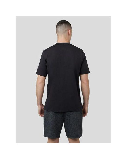 Castore Black Embroidered Logo T-Shirt for men