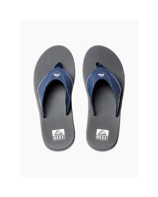 Reef Blue Shadow Fanning Sandals for men
