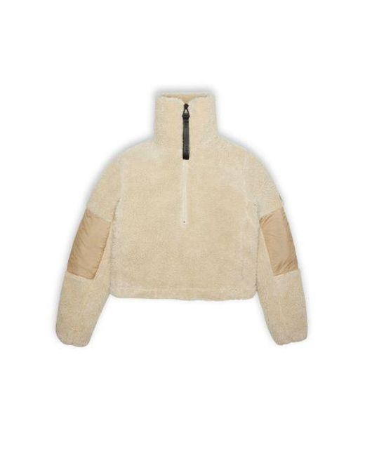 Rains Natural Sand Kofu Fleece Pullover Jacket