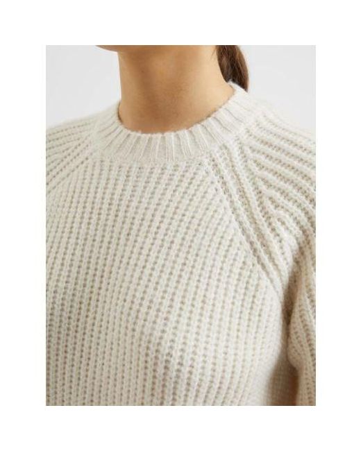 French Connection White Classic Cream Jika Jumper