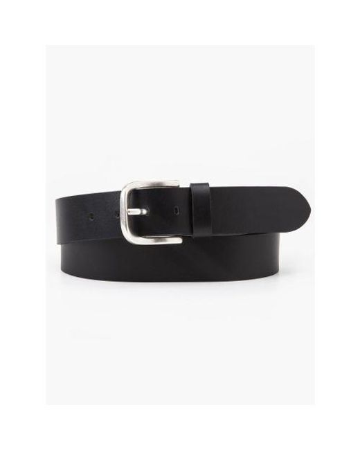 Levi's Black High Slim Caviar Belt for men