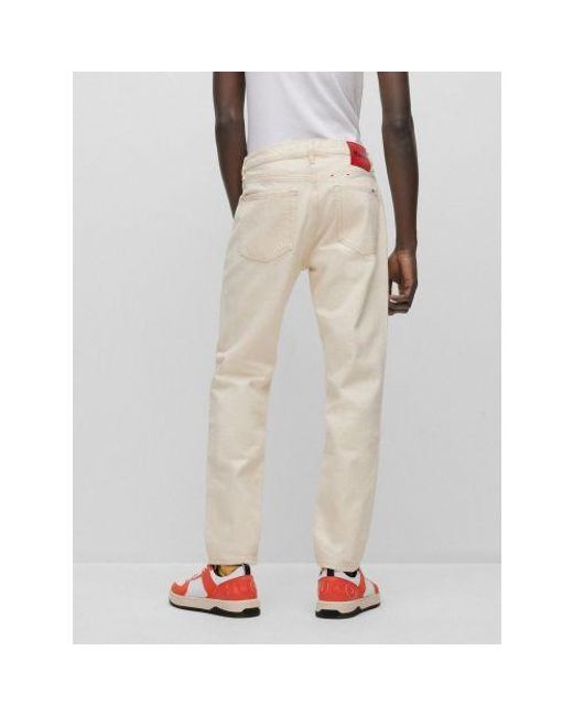 HUGO White Natural 634 Jeans for men