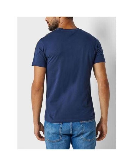 Emporio Armani Blue Small Eagle Logo T-Shirt for men