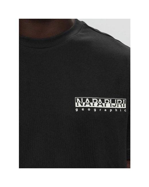 Napapijri Black S-Tahi T-Shirt for men