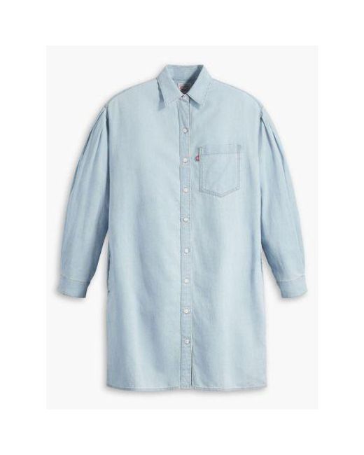 Levi's Blue Good Grades 4 Nola Shirt Dress